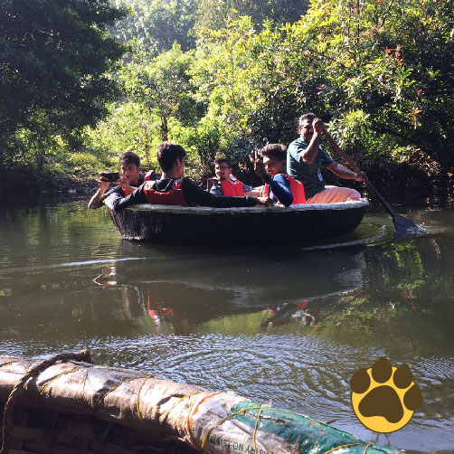 bamboo boating by thekkady jungle safari
